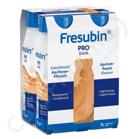 Fresubin Pro Drink Pêche-Abricot - 4x200 ml