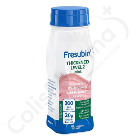 Fresubin Thickened Level 2 Drink Aardbei - 4x200 ml