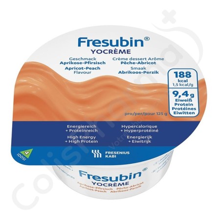 Fresubin YOcrème Perzik/Abrikoos - 4x125 g