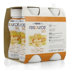 Resource 2.0 Ananas-Mango - 4x200 ml