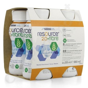 Resource 2.0 Fibre Neutraal - 4x200 ml