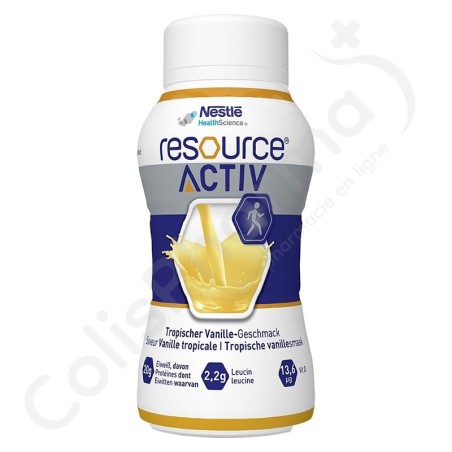 Resource Active Tropische Vanille - 4x200 ml