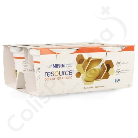 Resource Dessert Gourmand Café - 4x125 g