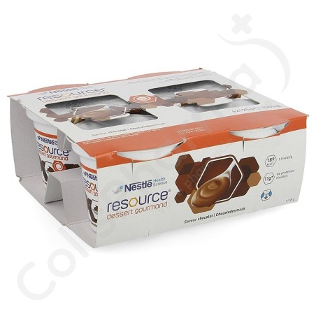 Resource Dessert Gourmand Chocolade - 4x125 g