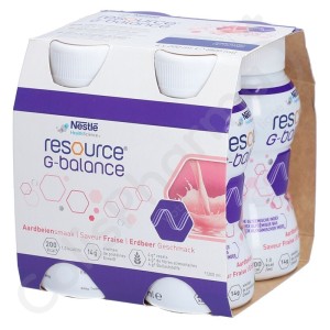 Resource G-Balance Aardbei - 4x200 ml