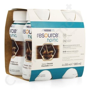 Resource Hp/Hc Chocolat - 4x200 ml