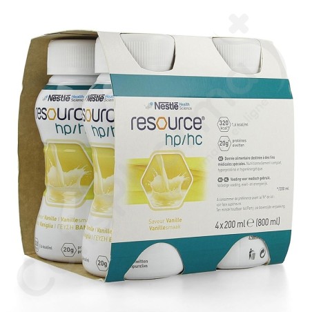 Resource Hp/Hc Vanille - 4x200 ml