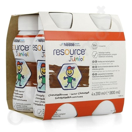 Resource Junior Chocolade - 4x200 ml