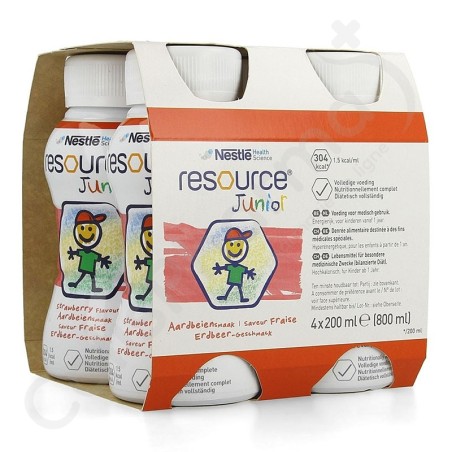 Resource Junior Fraise - 4x200 ml