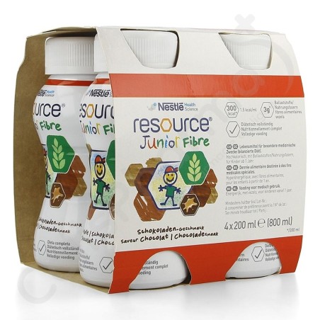 Resource Junior Chocoladevezel - 4x200 ml