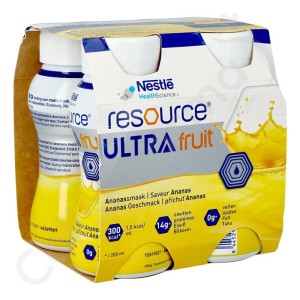 Resource Ultra Fruit Ananas - 4x200 ml