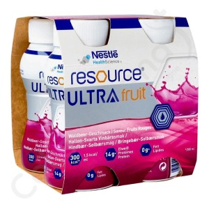 Resource Ultra Fruit Fruits Rouges - 4x200 ml