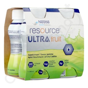 Resource Ultra Fruit Pomme - 4x200 ml