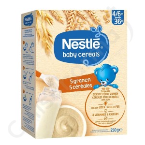 Nestlé Baby Cereals 5 Céréales - 250 g