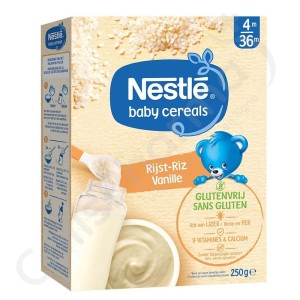 Nestlé Baby Cereals Rijst-Vanille Glutenvrij - 250 g