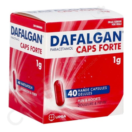 Dafalgan Caps Forte 1 g - 40 gélules