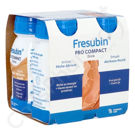 Fresubin Pro Compact Abrikoos-Perzik - 4x125 ml