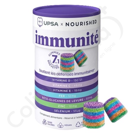 UPSA x Nourished Immunity Gummies - 30 gummies