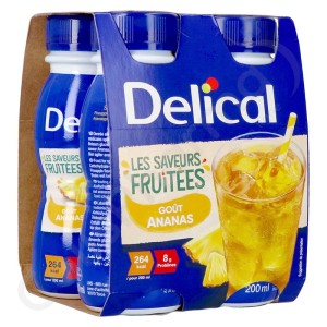 Delical Boisson Fruitée Ananas - 4x200 ml