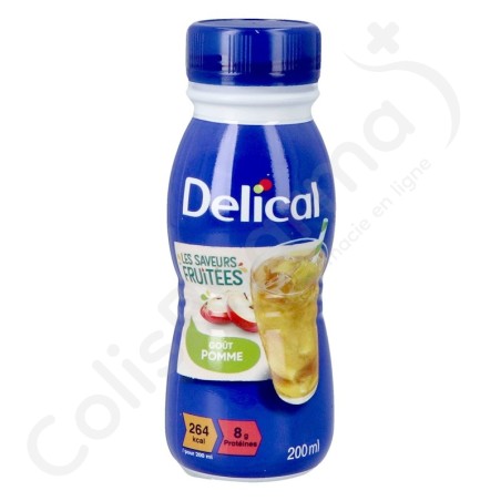 Delical Fruitige Drank Appel - 4x200 ml