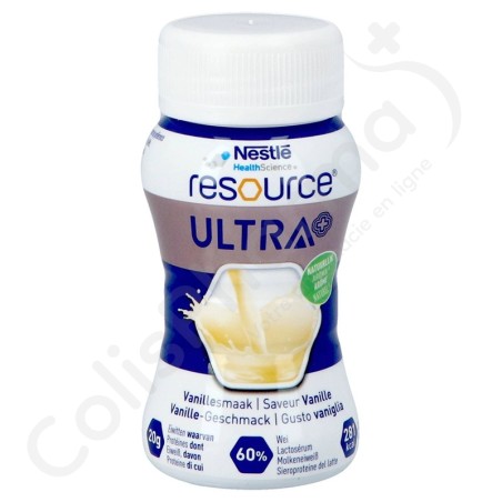 Resource Ultra+ Vanille - 4x125 ml