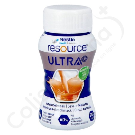 Resource Ultra+ Noisette - 4x125 ml