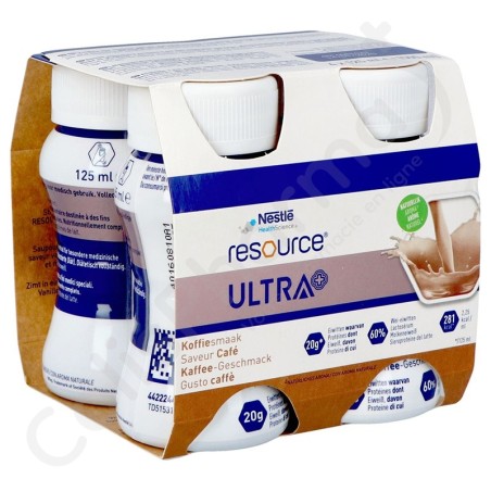 Resource Ultra+ Café - 4x125 ml