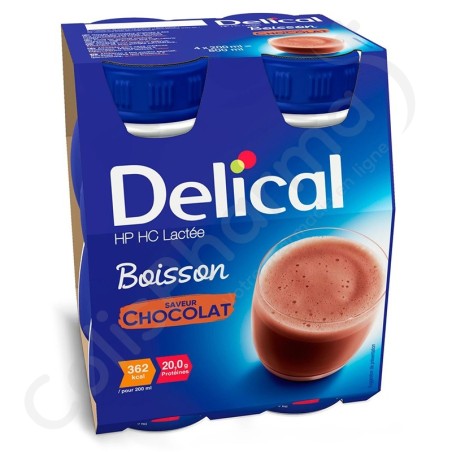 Delical Melkdrank HP-HC 360 Chocolade - 4x200 ml