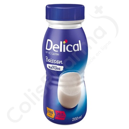 Delical Boisson Lactée HP-HC 360 Nature - 4x200 ml