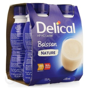 Delical Boisson Lactée HP-HC 360 Nature - 4x200 ml