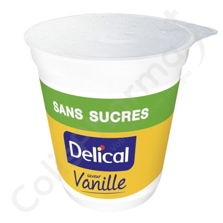 Delical Crème Dessert HP-HC Sans Sucres Vanille - 4x125 g