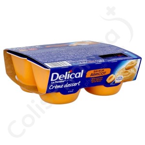 Delical Crème Dessert La Floridine Abricot - 4x125 g