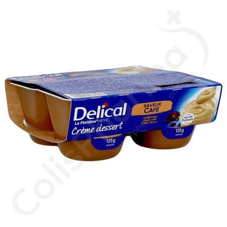 Delical Crème Dessert La Floridine Café - 4x125 g