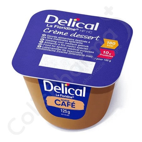 Delical Crème Dessert La Floridine Café - 4x125 g