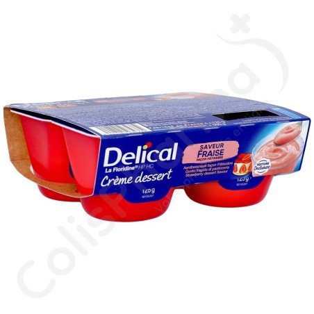 Delical Crème Dessert La Floridine Fraise - 4x125 g