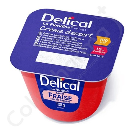 Delical Crème Dessert La Floridine Fraise - 4x125 g