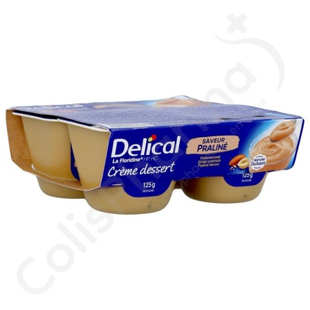 Delical Crème Dessert La Floridine Praliné - 4x125 g