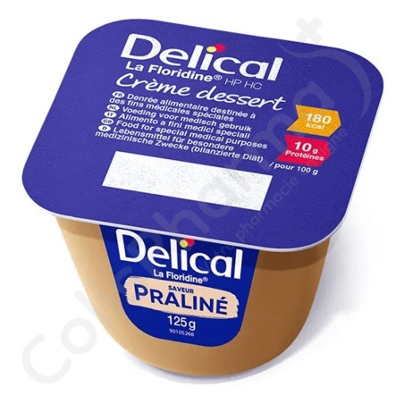 Delical Crème Dessert La Floridine Praliné - 4x125 g