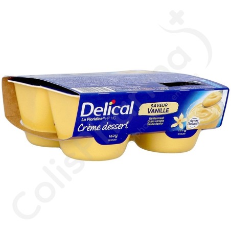 Delical Crème Dessert La Floridine Vanille - 4x125 g