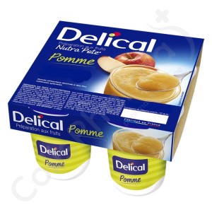 Delical Dessert Nutra'Pote Appel - 4x125 g