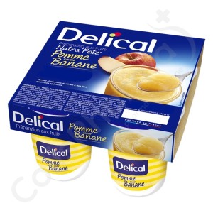 Delical Dessert Nutra'Pote Pomme-Banane - 4x125 g