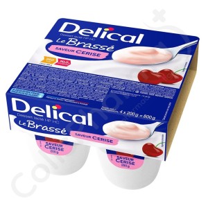 Delical Dessert Le Brassé Cerise - 4x200 g