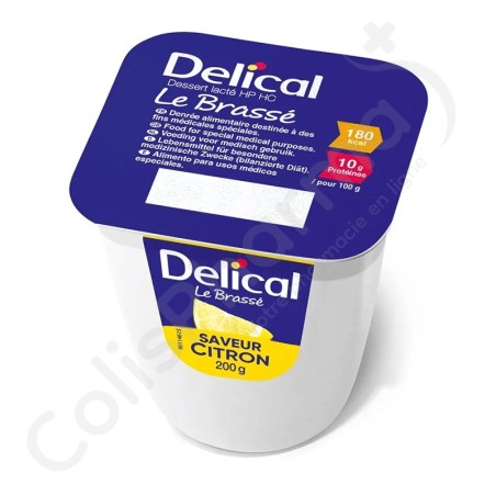 Delical Dessert Le Brassé Citron - 4x200 g