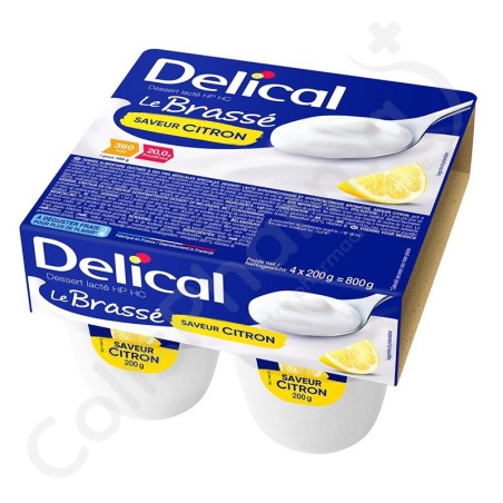 Delical Dessert Le Brassé Citron - 4x200 g