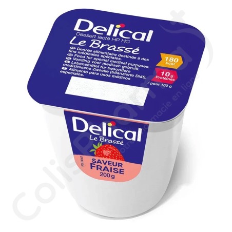 Delical Dessert Le Brassé Fraise - 4x200 g