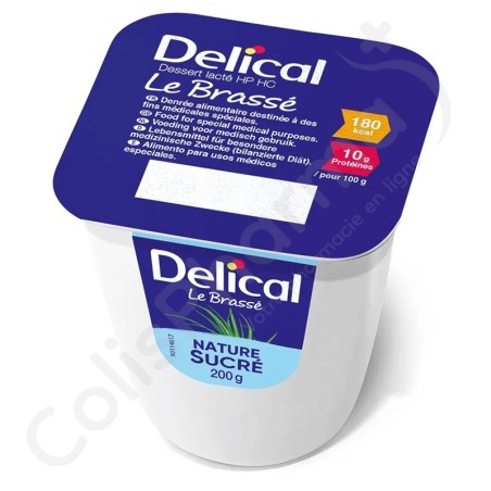 Delical Dessert Le Brassé Nature Sucré - 4x200 g