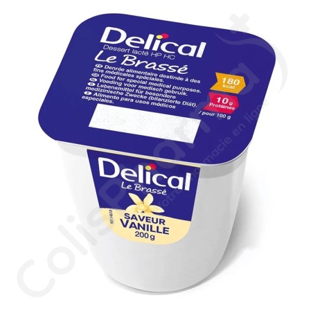 Delical Dessert Le Brassé Vanille - 4x200 g