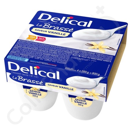 Delical Dessert Le Brassé Vanille - 4x200 g