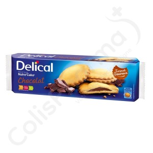 Delical Nutra'Cake Koekje Gevuld Chocolade - 3x3 koekjes