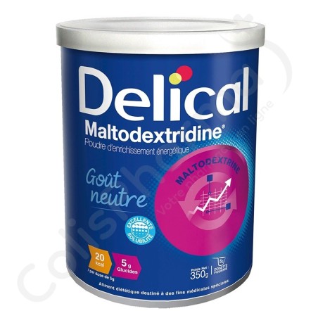 Delical Poudre de Maltodextridine Neutre - 350 g